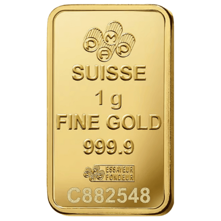 1g 999 Gold Bar