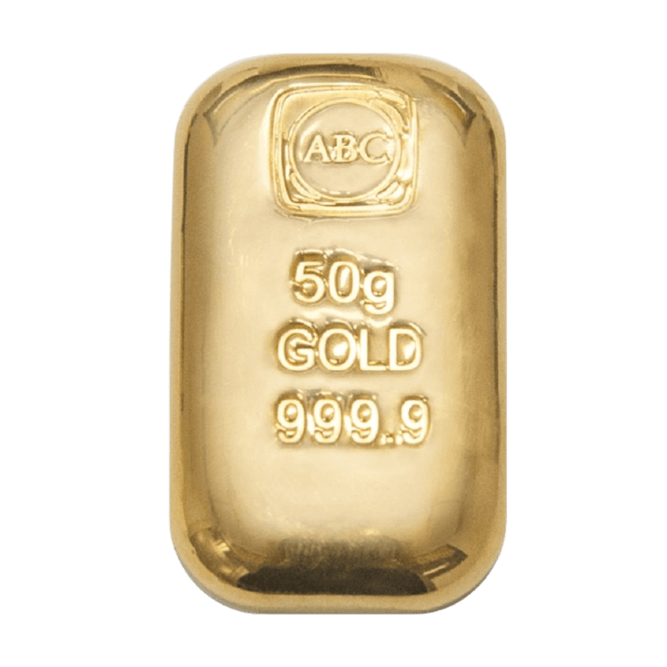 50g 999 Gold Bar