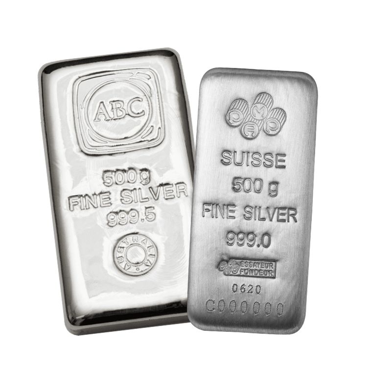 preview of our 1/2 1kg Silver Item range